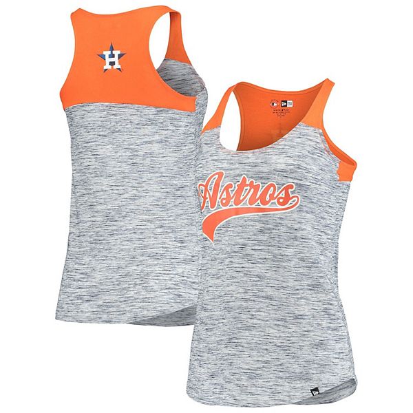 New Era Women's Navy Houston Astros Active Racerback Tank Top