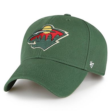 Men's '47 Green Minnesota Wild Legend MVP Adjustable Hat