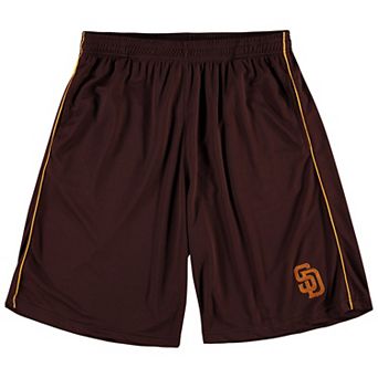 Men's Fanatics Branded Brown San Diego Padres Big & Tall Mesh Shorts