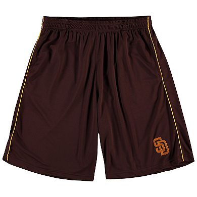Men's Fanatics Branded Brown San Diego Padres Big & Tall Mesh Shorts