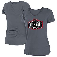 New Era Women's Atlanta Falcons Black Sporty Long Sleeve Crop Top