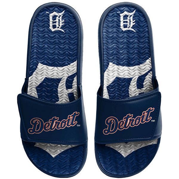 Youth FOCO Detroit Tigers Gel Slide Sandals