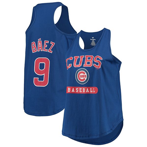 Javier Baez Chicago Cubs 5th & Ocean by New Era Women's Player Name &  Number Color Block Tank Top - Royal