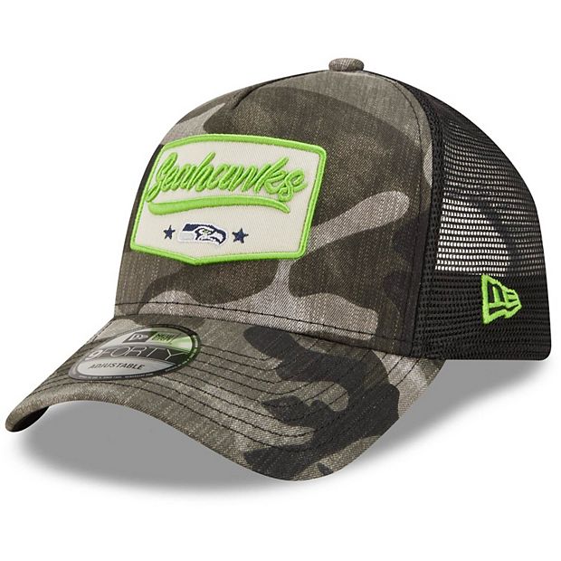 Seattle Seahawks New Era Youth Trucker 9FIFTY Snapback Hat - Camo