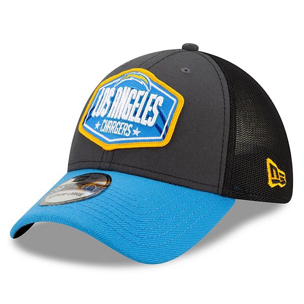 Men's New Era Graphite/Powder Blue Los Angeles Chargers 2021 NFL Draft  Trucker 39THIRTY Flex Hat