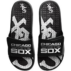 MLB Chicago White Sox Black In-House Slippers