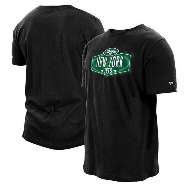 Men's New Era Black New York Jets 2021 NFL Draft Hook T-Shirt