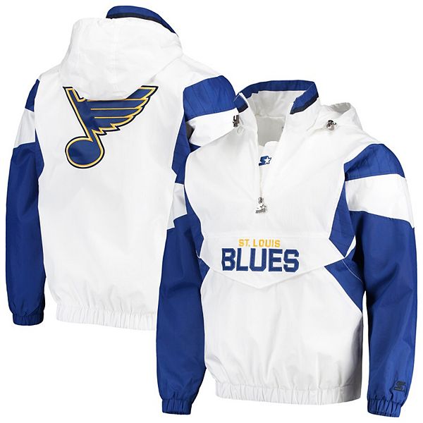 St Louis Blues Mens Blue Iconic Clutch Long Sleeve 1/4 Zip