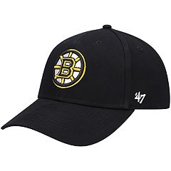 Boston Bruins '47 Primary Hitch Snapback Hat - Black