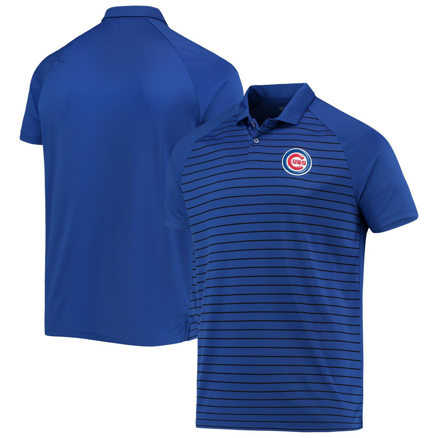 Men's Levelwear Royal Milwaukee Brewers Omaha One-Hit Polo Size: Small