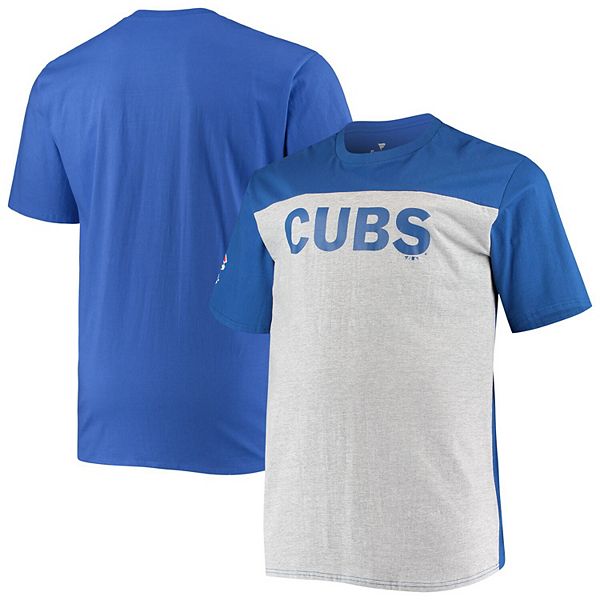 Women's Fanatics Branded Heathered Gray Chicago Cubs Plus Size