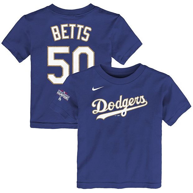 Mookie Betts Los Angeles Dodgers Nike Youth 2020 World Series