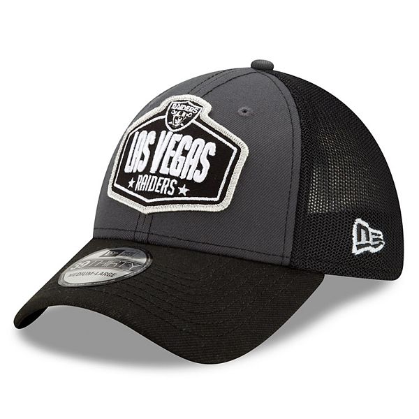 Men's New Era Graphite/Black Las Vegas Raiders 2021 NFL Draft