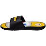 Youth FOCO Pittsburgh Steelers Gel Slide Sandals