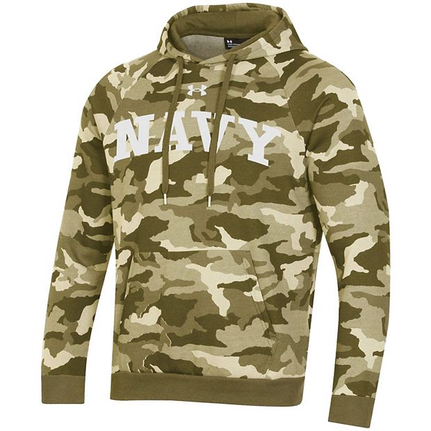Men's Under Armour Navy Midshipmen Game Day All Pullover Sweatshirt