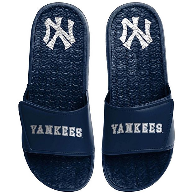 Men's FOCO New York Yankees Logo Gel Slide Sandals