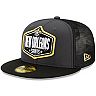 Men's New Era Graphite/Black New Orleans Saints 2021 NFL Draft On-Stage 59FIFTY Fitted Hat