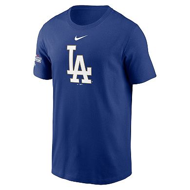 Men's Nike Royal Los Angeles Dodgers 2021 Gold Program Logo T-Shirt