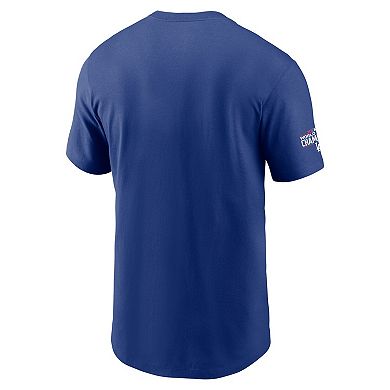 Men's Nike Royal Los Angeles Dodgers 2021 Gold Program Logo T-Shirt