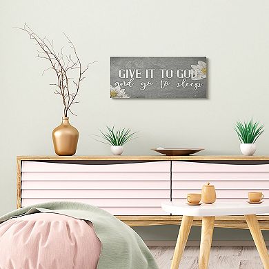 Stupell Home Decor Give It to God Canvas Wall Art