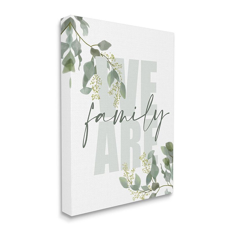 UPC 049182699039 product image for Stupell Home Decor We Are Family Canvas Wall Art, White | upcitemdb.com
