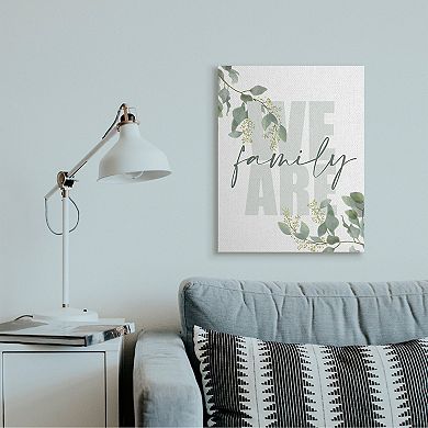 Stupell Home Decor We Are Family Canvas Wall Art
