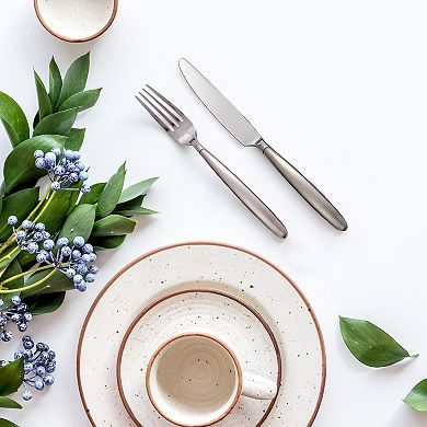 Skandia Tidal Frosted 20-pc. Flatware Set