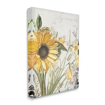 Stupell Home Decor Sunflower Canvas Wall Art