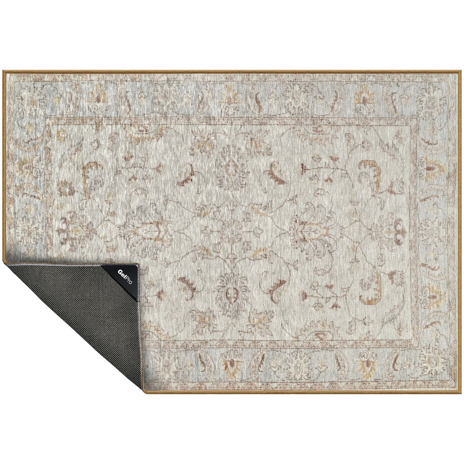 GelPro NeverMove Jordan Machine Washable Rug   5086147 Oatmeal