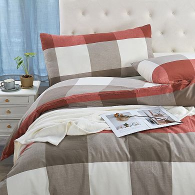 Serenta Buffalo Washed Cotton Duvet Cover Set