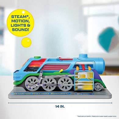 Ryan's World Ryan's DIY Assembly Mechanical Steam Engine Locomotive Train