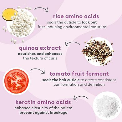 Curl Charisma Rice Amino + Quinoa Frizz Control Gel