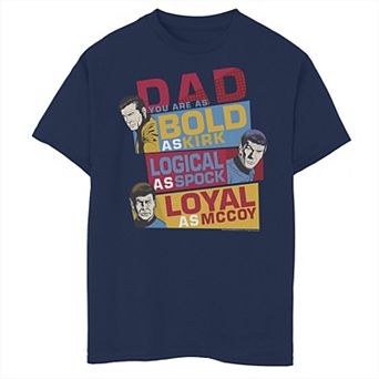 Boys 6-20 Star Trek Original Series Dad You Are Bold Graphic Tee