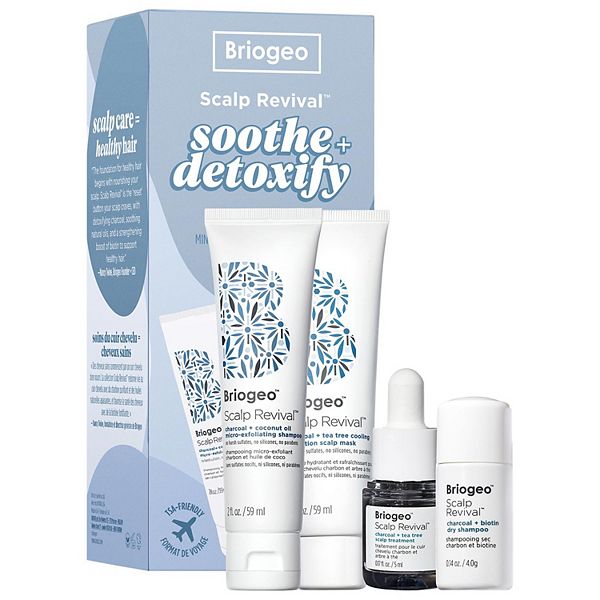 Briogeo Hair Care Scalp Revival Soothe + Detoxify Shampoo - 4.31 fl oz/4ct - Ulta Beauty