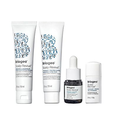 Scalp Revival Soothe + Detoxify Travel Set for Dry Itchy, Oily Scalp