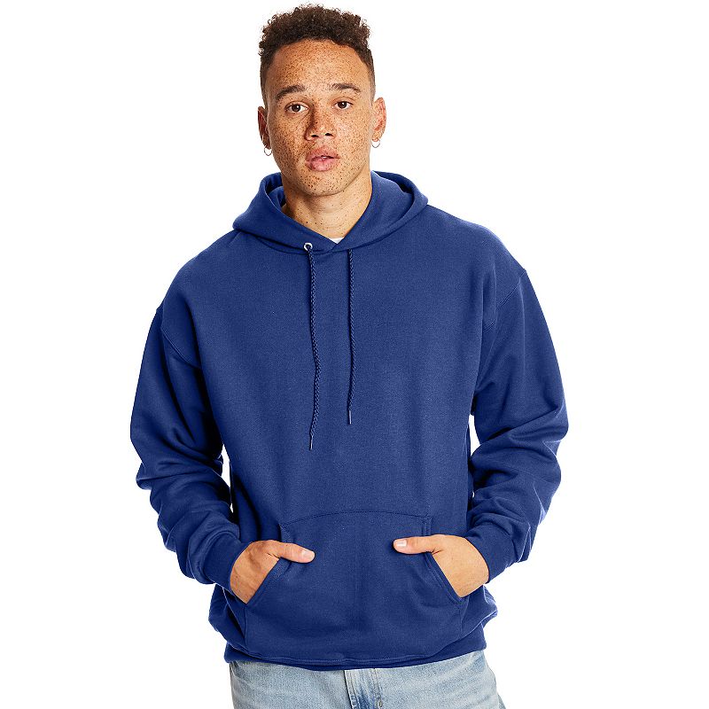 Men's Hanes Ultimate® Fleece Pullover Hoodie, Size: XXL, Deep Royal
