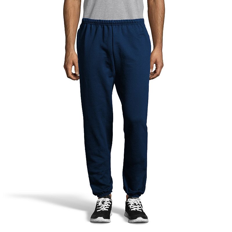 Men's Hanes Ultimate® Cotton Cinched-Leg Sweatpants, Size: Medium, Blue