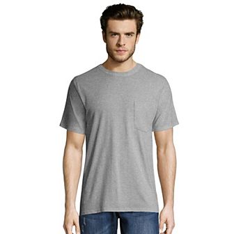 Men's Hanes® Workwear 2-pack Pocket Tee