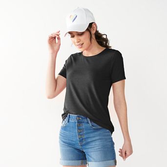 Petite Nine West Essential Crewneck Tee