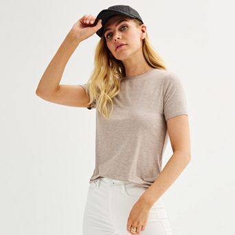 Petite Nine West Essential Crewneck Tee