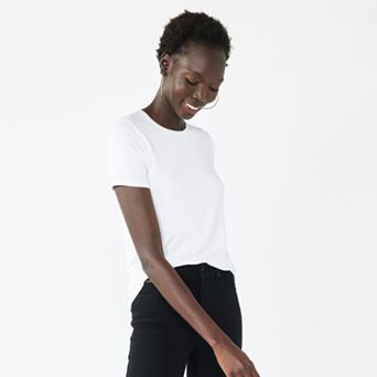 Petite Nine West Essential Crewneck Tee