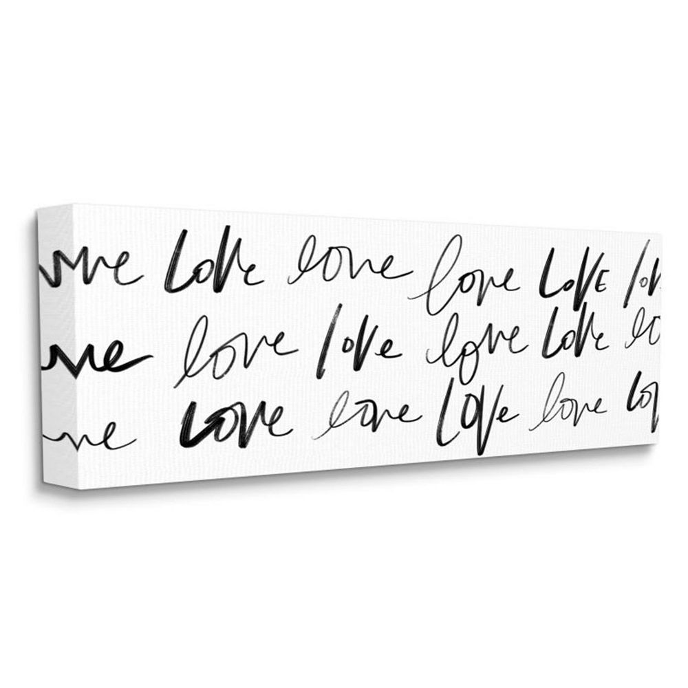 Stupell Home Decor Love Canvas Wall Art