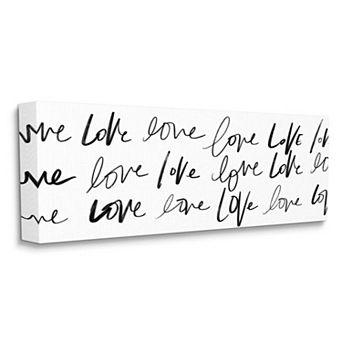 Stupell Home Decor Love Canvas Wall Art