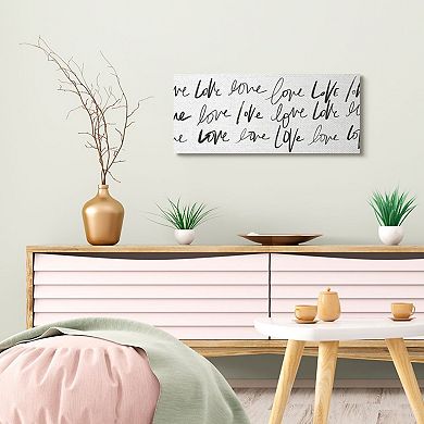 Stupell Home Decor Love Canvas Wall Art