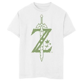 Boys 6-20 Zelda Breath Of The Wild Z Logo Graphic Tee