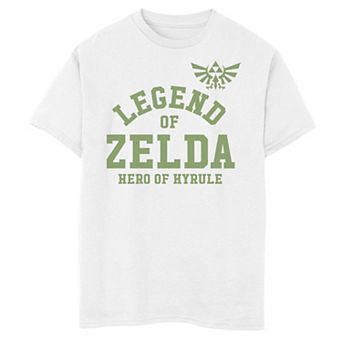 Boys 6-20 The Legend Of Zelda Hero Of Hyrule Logo Graphic Tee