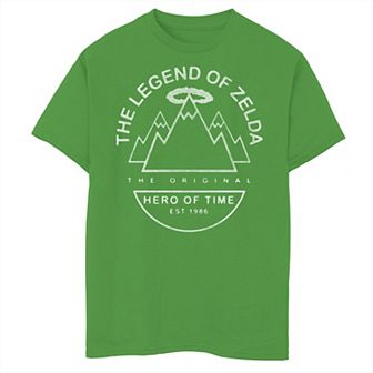 Boys 8-20 Nintendo Zelda Death Mountain Line Art Graphic Tee