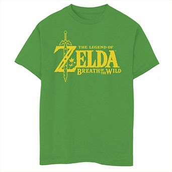 Boys 8-20 The Legend Of Zelda: Breath Of The Wild Logo Graphic Tee