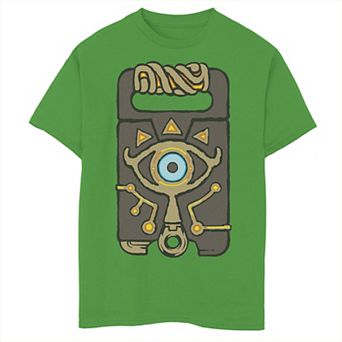Boys 8-20 Nintendo Legend Of Zelda Sheikah Slate Shield Portrait Graphic Tee