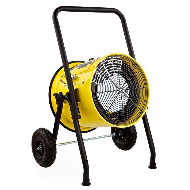 Dr. Heater USA DR-PS11524 15000W 240V Single Phase Portable Fan Forced  Electric Heater, Yellow